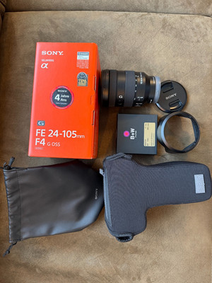 Sony FE 24-105mm f/4 G OSS Vollformat Objektiv  - wie neu!
