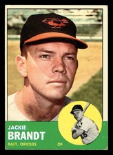 1963 Topps #65 Jackie Brandt