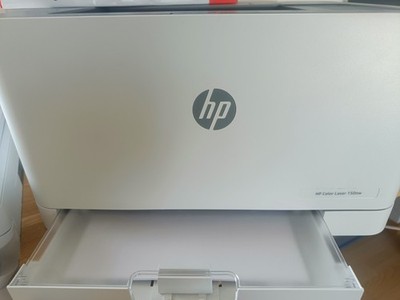 HP Color Laser 150nw Farb-Laserdrucker Drucker USB LAN WLAN,weiß - Unvollständig