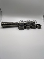  Pewter Birth Certificate  Christening Day Baby Tube Holder Keepsake Lot