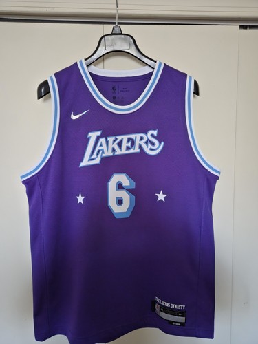 Nike LeBron James #6 Los Angeles Lakers City Edition Jersey XL youth Purple