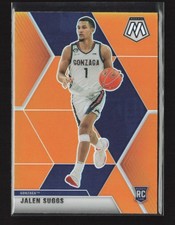 2021-22 Panini Chronicles Draft Picks Mosaic Orange Prizm Jalen Suggs RC #253