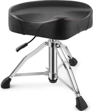 Ramzi Drum Throne, Airlift Heavy Duty Thrones Seat, Adjustable Black 