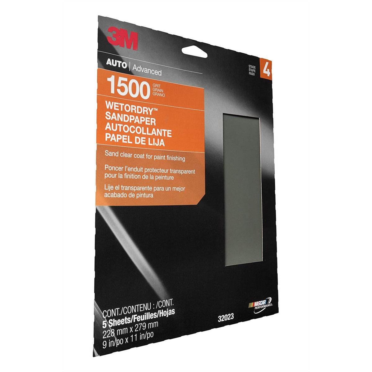 3M Automotive 32023 Imperial WetorDry 9" x 11" Sheet - 5 Sheets per Pack