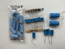 100g JOB-LOT of Vintage Electrolytic Capacitors/various values/shapes and sizes