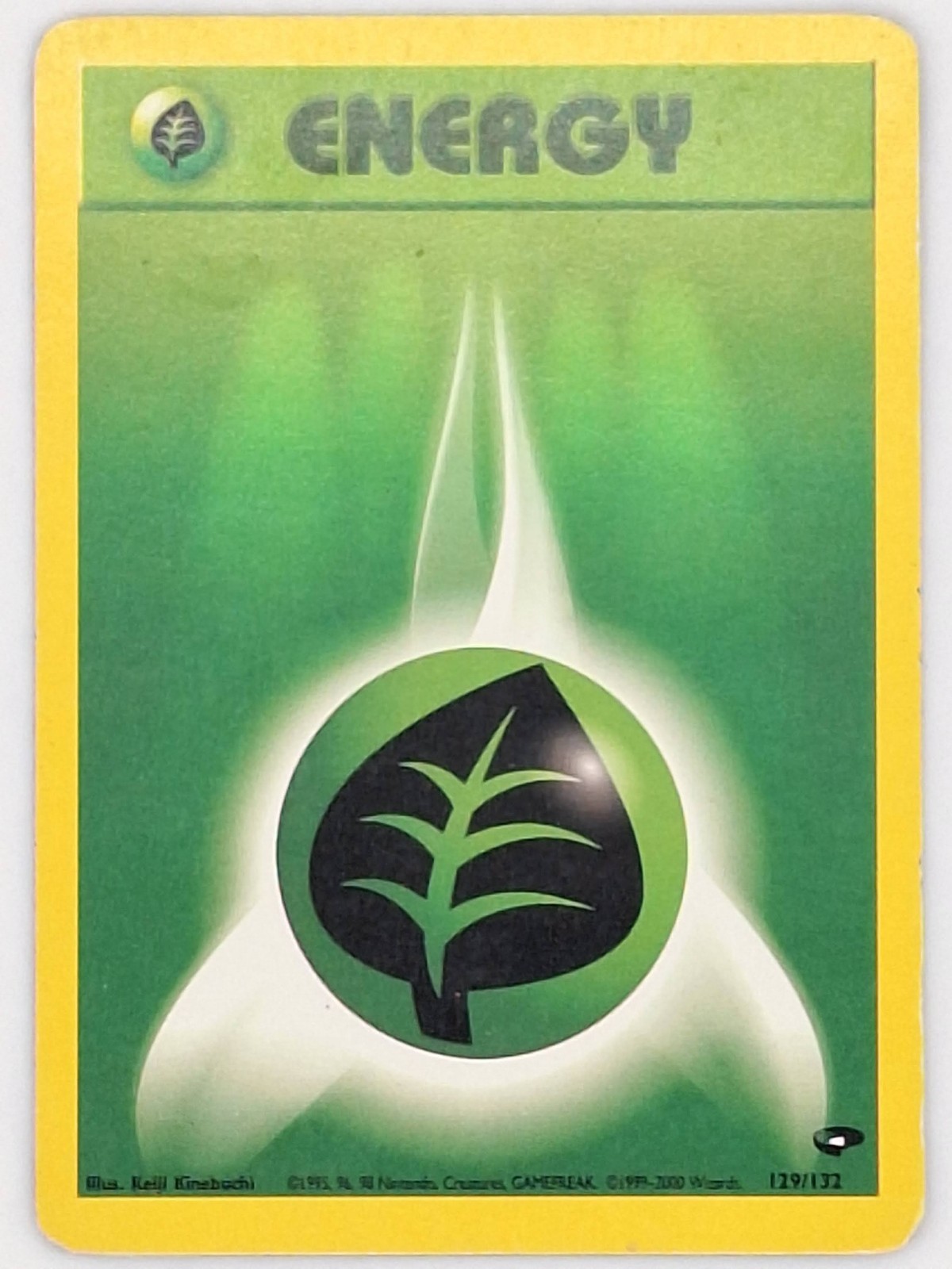 Grass Energy 129/132 Pokemon - Gym Challenge HP