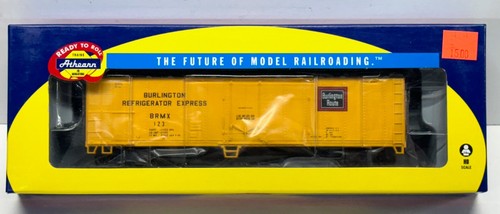 Refrigerador mecánico de lado liso Athearn HO CB&Q Burlington 50' #123. 76280. ¡Nuevo! | Condition: New