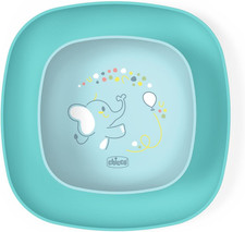 Set Piatti Bambini, Set Pappa Svezzamento Con 1 Piatto Piano E 1 Ciotola, 2 Pezz