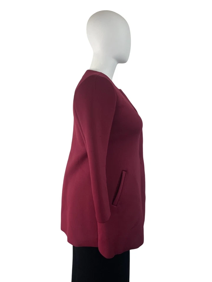 Chaqueta Blazer Para Mujer Alfani Magenta Cierre Botón Mujer Con Bolsillos Talla L Foto 3 de 4