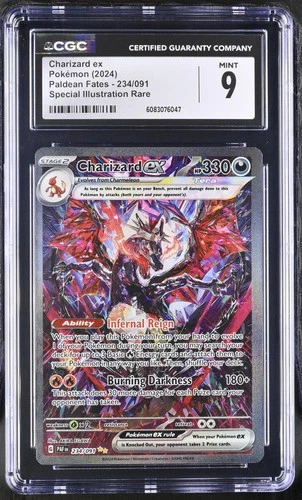 Charizard EX 234/091 Special Illustration Rare Pokemon CGC 9 Mint *047
