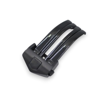 Carrera Monaco 18mm Black Color Deployment Clasp For Tag Heuer