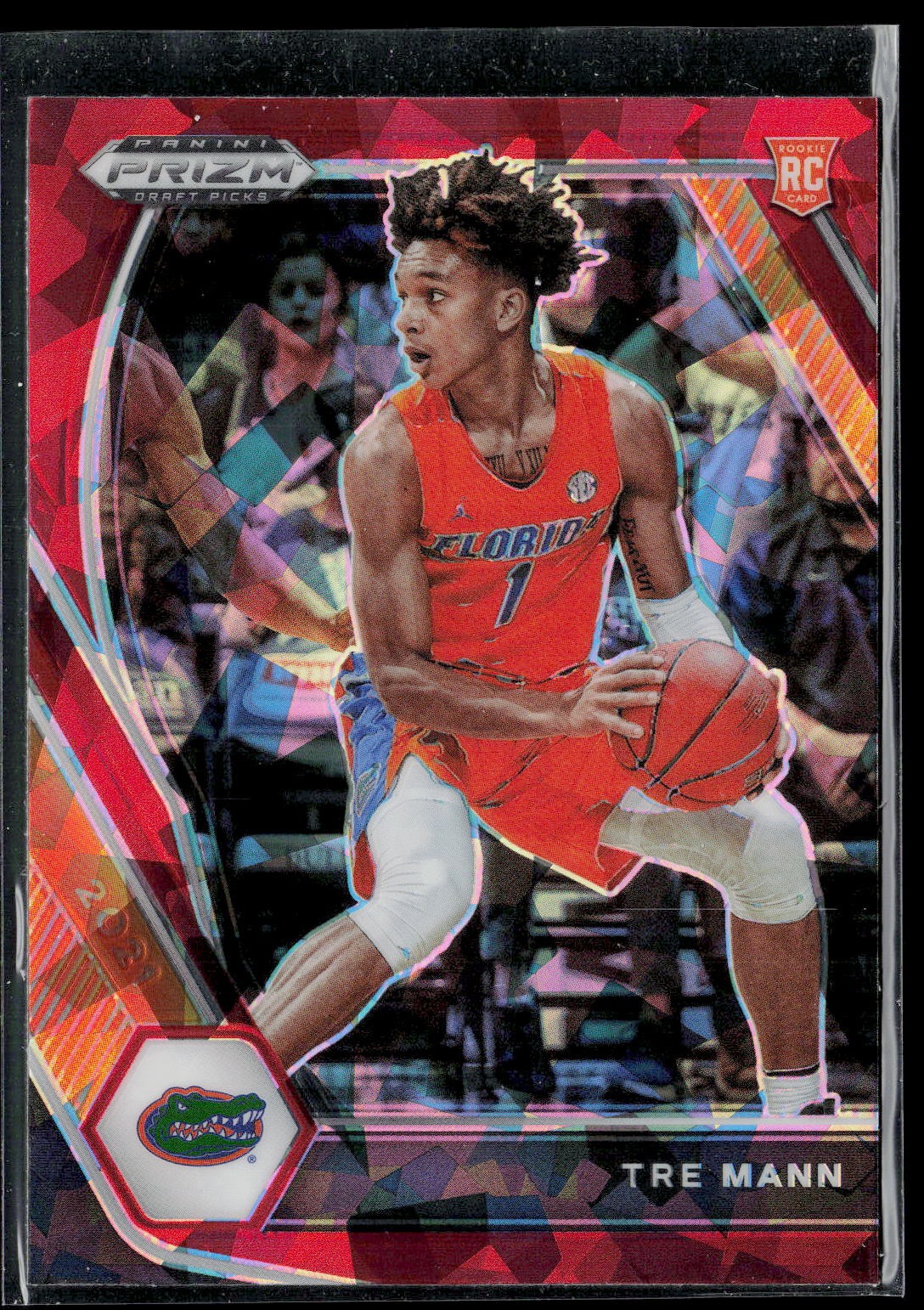 2021 Panini Prizm Draft Picks Red Ice Tre Mann #21