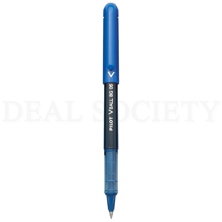 Pilot BeGreen VBall Rolling Ball Pens Extra Fine Point Blue 12 Count Lot of 2