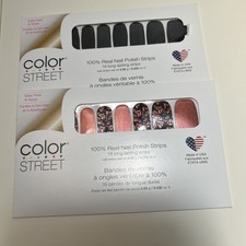 Color Street Nail Polish Strips Lot Midnight In Manhattan Wing It On Flaws Read