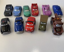 Disney Pixar Cars Lot of 11 Diecast Vehicles Mattel Lightning McQueen Mater