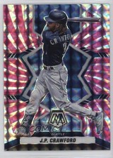 2022 Panini Mosaic Pink Swirl Mosaic Prizm 4/12 JP Crawford #87 12ty