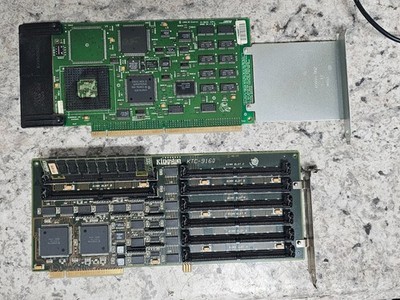 Retro COMPAQ 486SX/25 M-BOX CPU PROCESSOR BOARD DP & Kingston KTC-9160 Ram Board