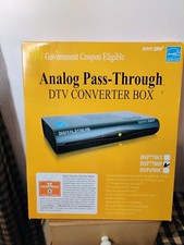 New Digital Stream Analog Pass-Through DTV Converter Box DSP7700P Parental Contr