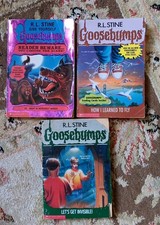 Lot Of 3 Goosebumps 1st  Print books R.L. Stine