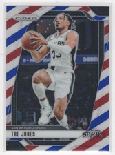 #61 Tre Jones 2024-25 Panini Prizm Red White Blue [ San Antonio Spurs