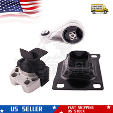 Set 3 Pcs Engine Motor Trans Mount Replace For 2003-2004 Ford Focus 2.0l