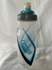 NEW Camelbak Podium Water Bottle Clear/Blue/Black 25 oz Bicycle NWOT
