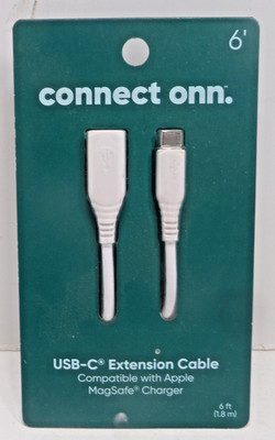 6 foot USB C extension cord cable Male USB-C to Female USB-C  New