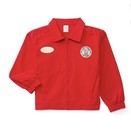 Hello Kitty & Friends Kids Twill Jacket Size L 10-12 Red Zip Front NWT — photo 1