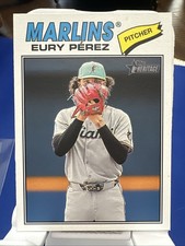 2026 Topps Heritage - Image Variation Eury Perez #18