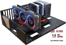 DIY Gaming Computer Case, E-ATX Open Chassis Case Rack for E-ATX/ATX/M-ATX/ITX