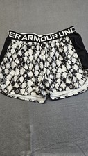 Under Armour Unisex Kids YLG Loose Fit Activewear Shorts Digital Camo Black