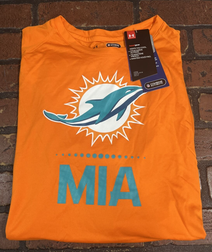 Miami Dolphins Under Armour orange Shirt Herren Größe XL - Bild 3 von 3