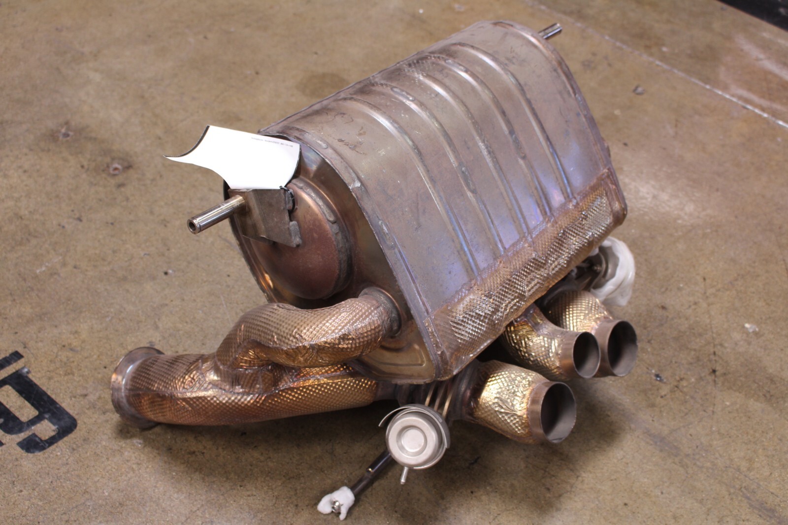 Lamborghini Aventador LP740, Exhaust Muffler, Used, P/N 470251051L