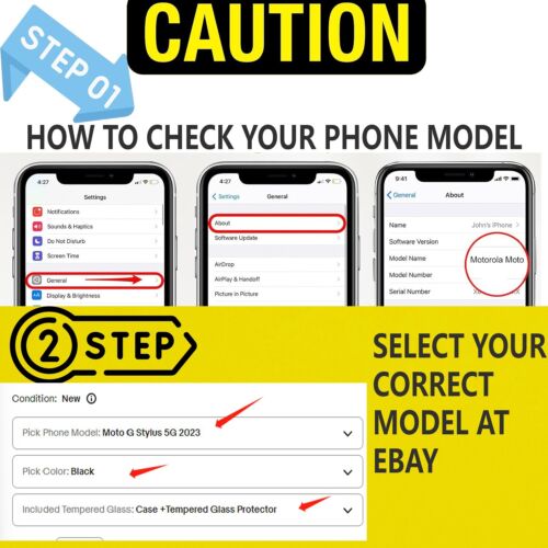 Funda a prueba de golpes para cámara de teléfono Moto G Power 5G 2024 + vidrio templado - Imagen 30 de 40