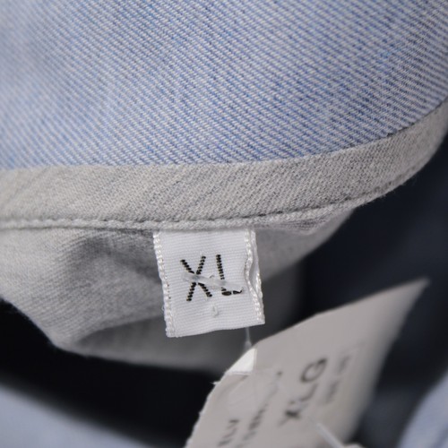 Eleventy Platinum NWOT Casual Button Down Shirt Size XL in Blue 100% Cotton - Picture 8 of 9