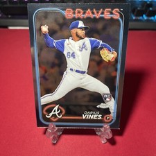 2024 Topps Chrome Darius Vines Rookie Card #197 Atlanta Braves C569