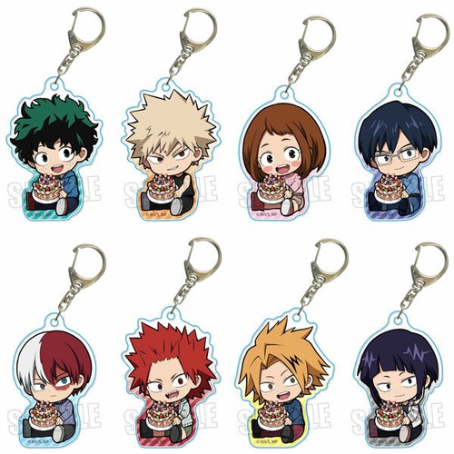 Trading Acrylic Keychain My Hero Academia Gyugyutto Ending Ver 8pack Box Ebay