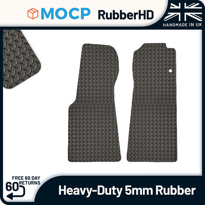 5mm Heavy-Duty Rubber Car Mats to fit Jaguar XJS 2 Fronts Only 1991-1996