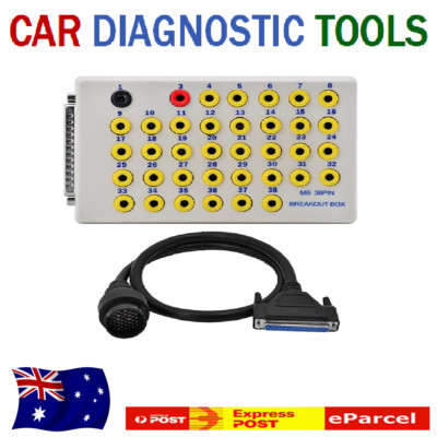 38 Pin Benz MB OBDII Breakout Box Diagnostic Scanner Pinout Box Tool.