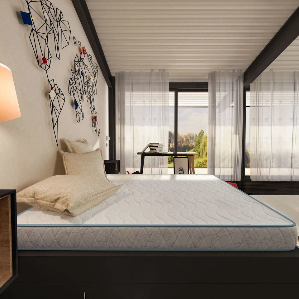 MATERASSO ORTOPEDICO SINGOLO 80x190 WATERFOAM POLIURETANO H 14 CM BASIC - Immagine 3 di 4