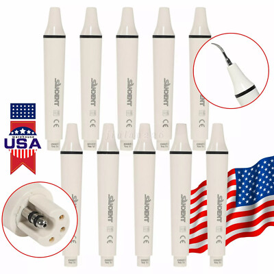 SANDENT Dental Ultrasonic Piezo Scaler Handpiece Fit EMS Woodpeker Tips SK-E1 US
