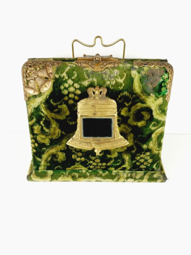 Antique Victorian Edwardian Velvet & Brass Photo Album w/ 52 Cabinet Card Photos - Picture 2 of 15