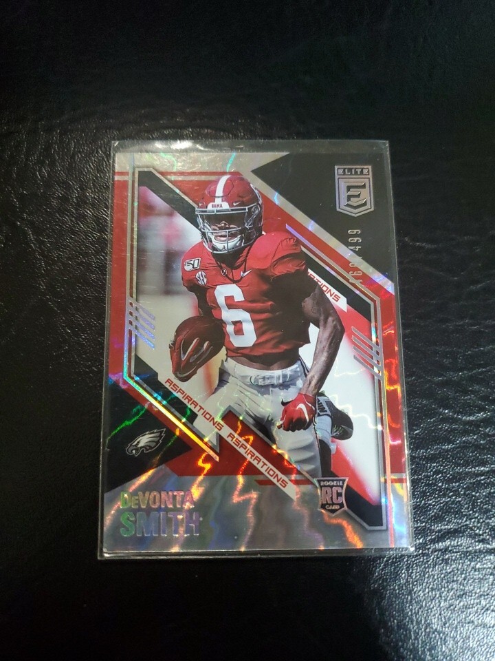 2021 Elite Aspirations Shimmer #179 DeVonta Smith /499 RC Rookie
