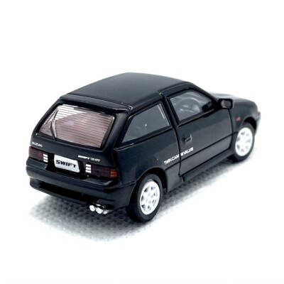 BM Creations 1:64 1989 Suzuki Swift GTi RHD Diecast Model BLACK