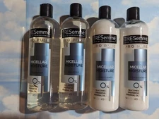 LOT (4) TRESEMME PRO PURE MICELLAR MOISTURE SHAMPOO & CONDITIONER    16 FL OZ