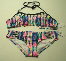 NEW Cole of California Bikini Swimsuit size L/M, Top size L  Bottom size M NWT