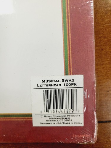 Geographics Christmas Printed Letterhead Paper - YOUR CHOICE - Free Ship USA - Picture 10 of 13