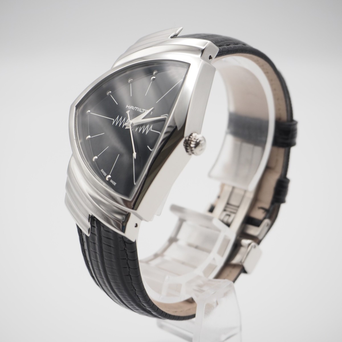 時計 Hamilton Ventura H244112 N MINT / Box Paper] Hamilton Ventura H244112 Quartz Men's Watch
