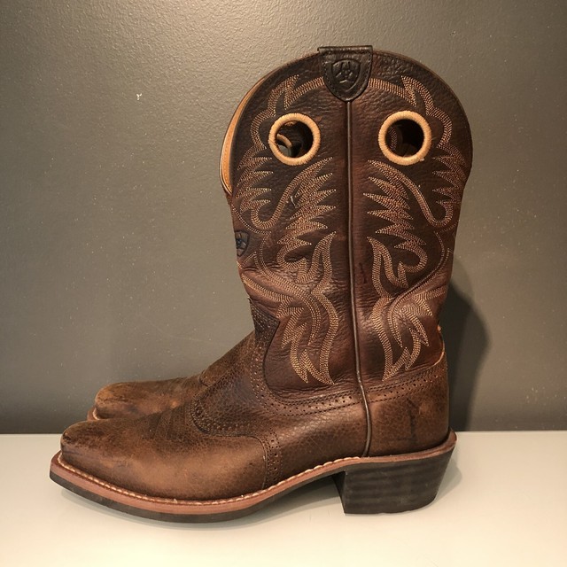 ariat heritage roughstock round toe