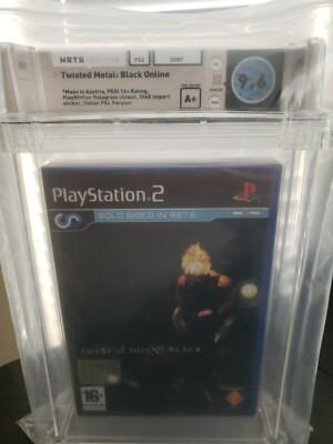 Super Rare Twisted Metal Black Online PS2 Playstation 2 WATA 9.6 Sealed A+